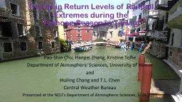 Trends in Return Levels of Rainfall Extremes during the