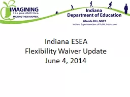 Indiana ESEA  Flexibility