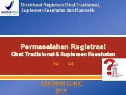 Permasalahan  Registrasi