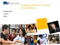 Engaging Parents in Career Conversations