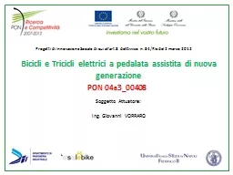 PPT-Bicicli e Tricicli elettrici a pedalata assistita di nuova generazione