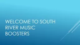 Welcome to South River Music Boosters
