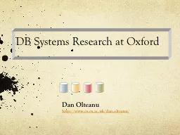 DB Systems Research  at