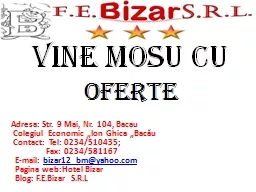 Vine  mosu  cu    oferte