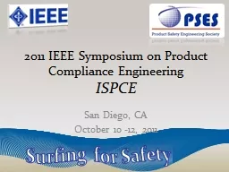 2011 IEEE Symposium on Product Compliance Engineering