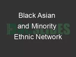 Black Asian and Minority Ethnic Network