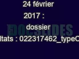 24 février 2017 :     dossier résultats : 022317462_typeCB.in