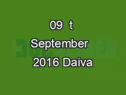 PPT-09 t September 2016 Daiva