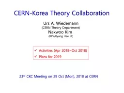 CERN-Korea Theory Collaboration