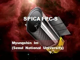 PPT-SPICA FPC-S Myungshin Im