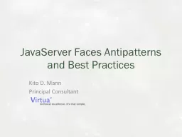 JavaServer  Faces  Antipatterns