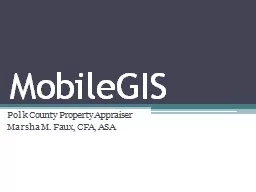 MobileGIS Polk County Property Appraiser