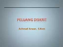 Peluang   Diskrit Achmad