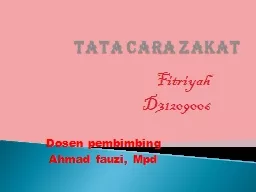 PPT-Tata cara zakat Fitriyah