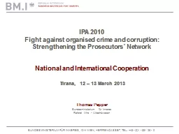 IPA 2010 Fight against  organised