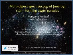 Multi-object spectroscopy of (nearby)