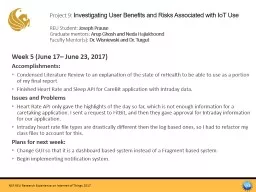 PPT-Project 9: Investigating User Benefits and Risks Associated with