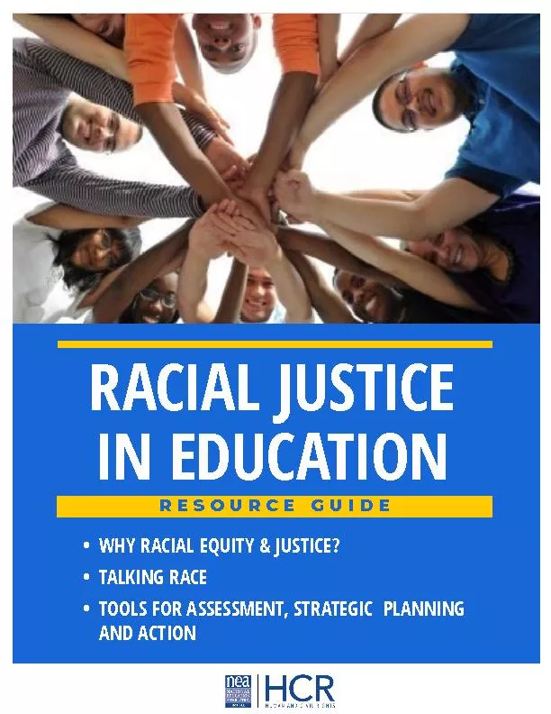 RACIAL JUSTICE IN EDUCATION