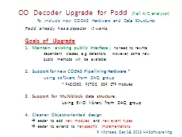 OO  Decoder  Upgrade  for