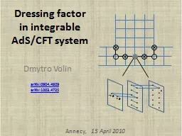 Dressing factor  in  integrable