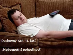 Duchovný rast - 1. časť