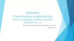 Klaipėdos  Prano Mašioto progimnazijos