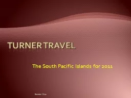 Turner Travel The  South