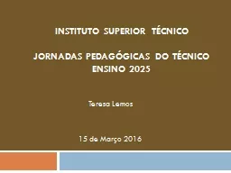 PPT-Instituto Superior Técnico