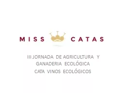 III JORNADA DE AGRICULTURA Y GANADERIA ECOLÓGICA