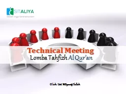 Technical Meeting Lomba