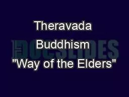 Theravada Buddhism 