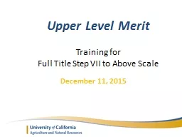 December 11, 2015 Upper Level Merit