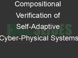 Compositional Verification of Self-Adaptive Cyber-Physical Systems