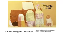 Student Designed Chess Sets