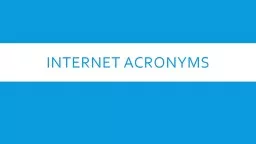 Internet Acronyms  How to play: