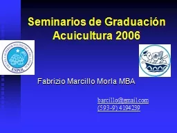 Seminarios de Graduación Acuicultura 2006