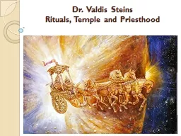 PPT-Dr. Valdis Steins Rituals