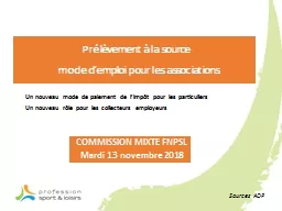 PPT-Un nouveau mode de paiement de l’impôt pour les particuliers