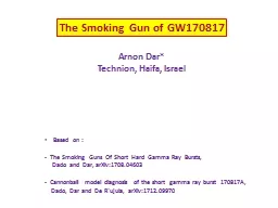 The Smoking Gun of GW170817