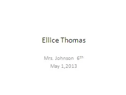 Ellice Thomas Mrs.  J ohnson  6