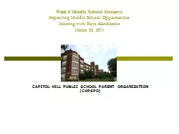 Ward 6 Middle School Initiative