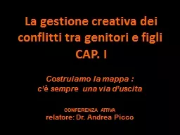 PPT-La gestione creativa dei conflitti tra genitori e figli