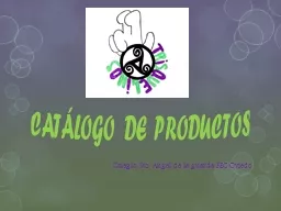 CATÁLOGO DE PRODUCTOS  Colegio Sto. Ángel de la guarda FEC Oviedo