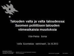 PPT-Talouden valta ja valta