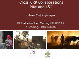 Cross CRP Collaborations