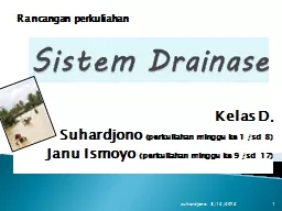 Sistem   Drainase   Kelas