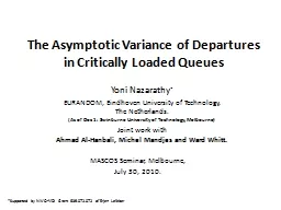 The Asymptotic Variance of Departures in Critically Loaded Queues