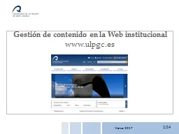 PPT-Gestión de contenido en la Web institucional