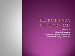 Kelainan   pada   siste m