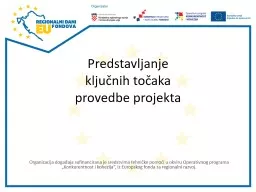 Predstavljanje  ključnih točaka